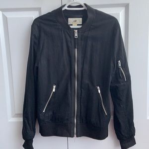 H&M Black Bomber Jacket